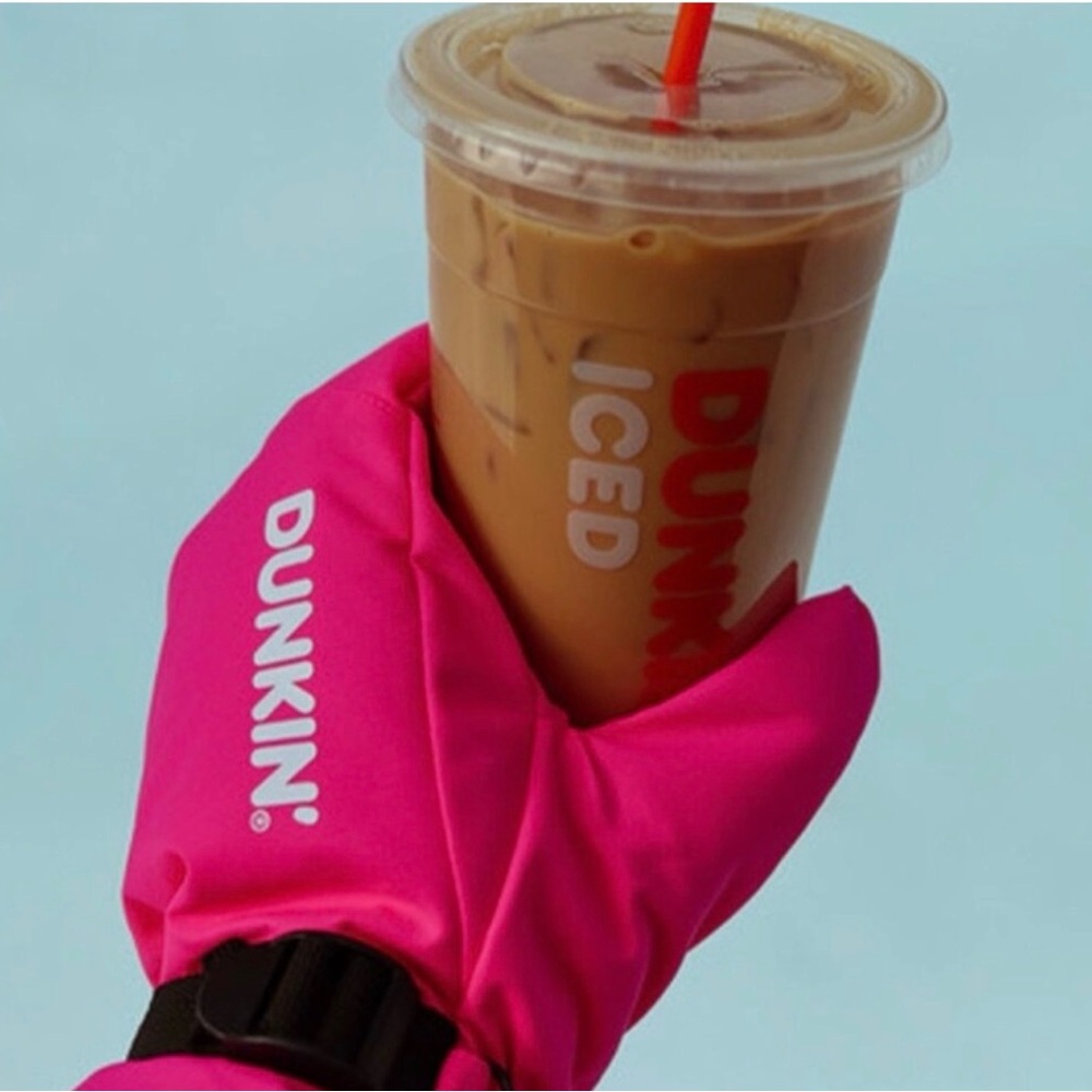 Dunkin' Logo Pink Glove